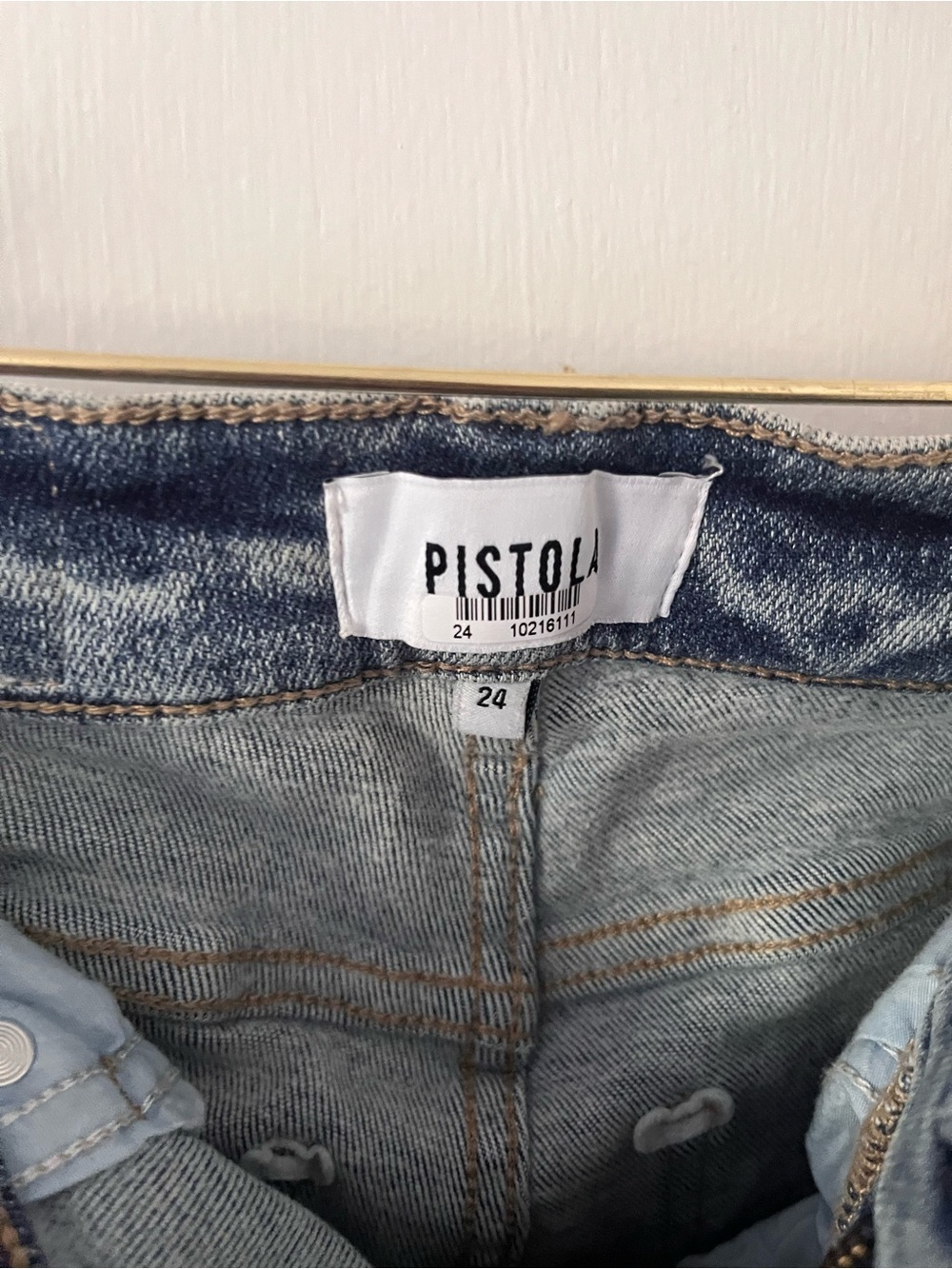 Pistola Light Wash Bootcut Jean Mid Rise Size 24 - Picture 7 of 12